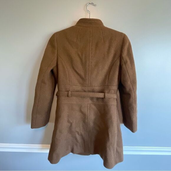 Vintage Ladybug 100% wool coat brown size 5 juniors women’s 1960s jacket belted - Picture 3 of 13